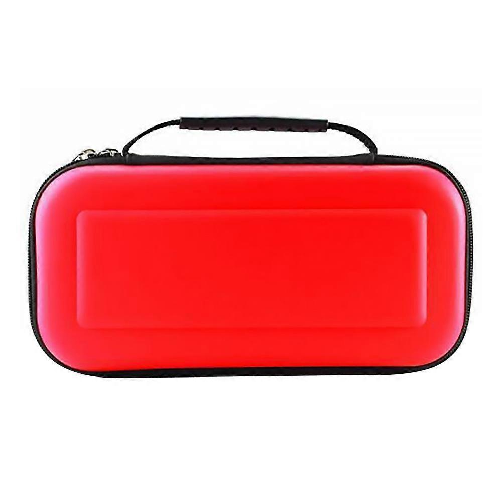 Hand-Held Storage Bag Game Console Protective Case For Gamers Travel Thickened Material 23*11*5.5Cm Red 1Pcs