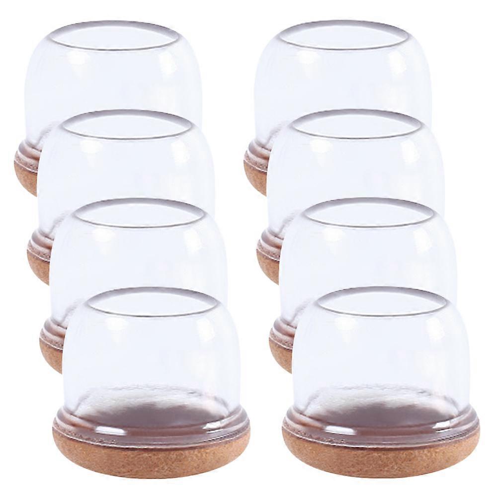 Table Leg Protective Cover Chair Leg Caps Round Shape Floor Protection 1.6X1.6X1.1in 8Set
