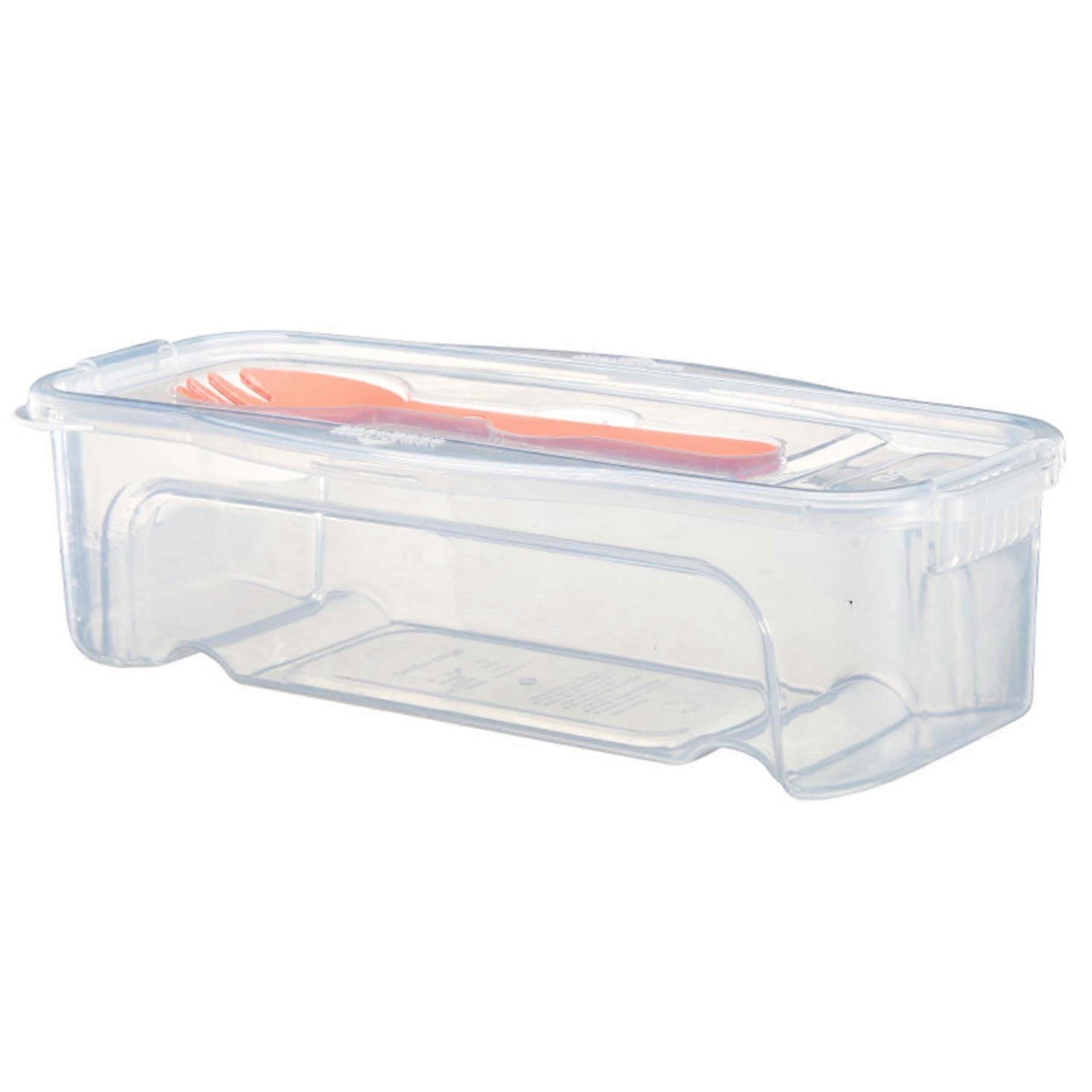 Microwave Pasta Cooker with Strainer 1.3L Heat Resistant Transparent Spaghetti Cooker with Lid and Fork Kitchen Accessory