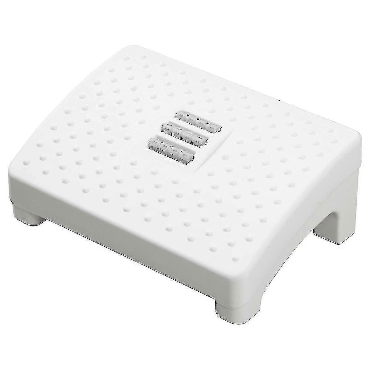 Adjustable Ottomans Office Footrest Sofa Home Under Desk Footstool White