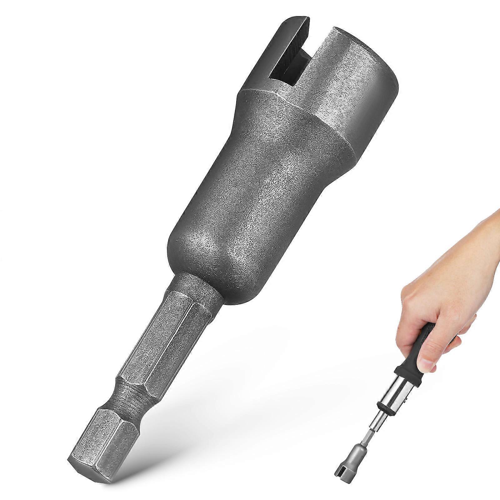 Wingnut Socket Deep Wing Nut Driver Adapter Socket Wrench Hexagonal Shape For Auto Servicing 1Set