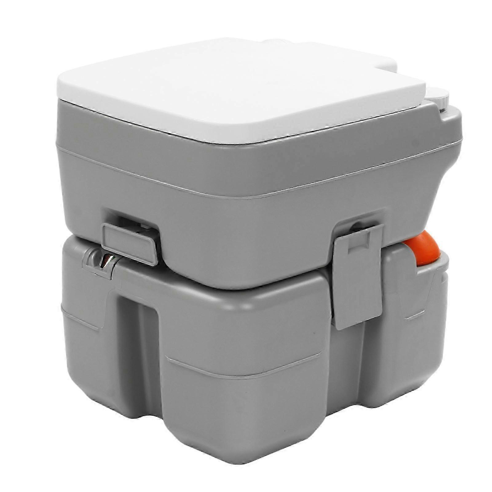Portable Toilet 5 Gallon Tank With Chh Piston 3 Way Flushing Leak Proof Deodorization Camping Porta Potty For Rv Boat