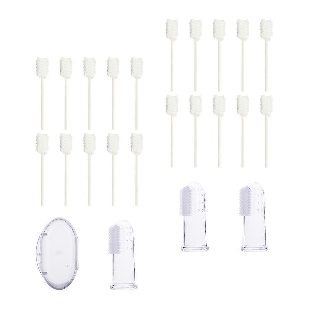 Toothbrush Baby Tongue Coating Removal Paper Stick For Infants 1Set