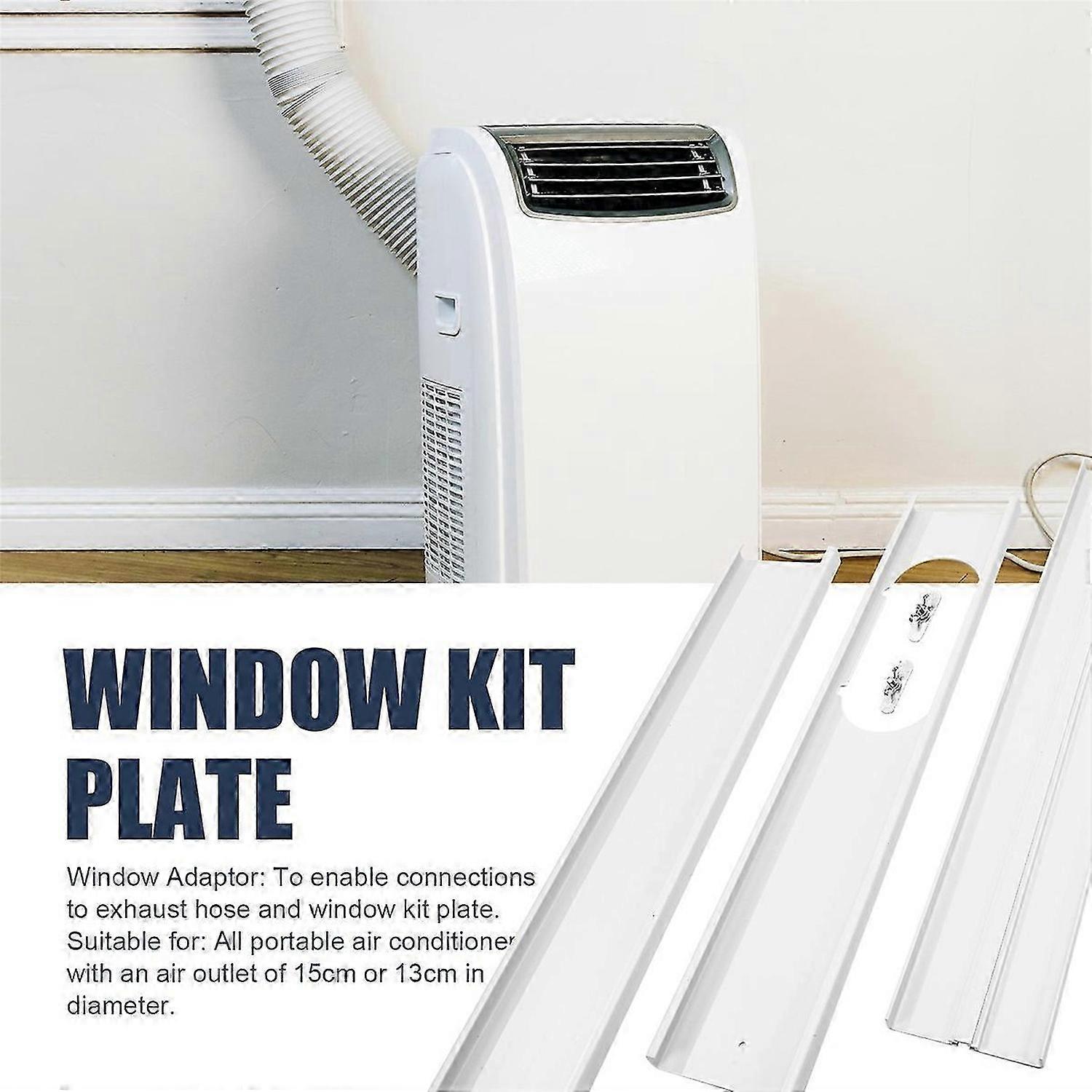 Portable Window Adaptor Window Slide Kit Plate Adjustable Air Conditioner Window Kit Practical Slide