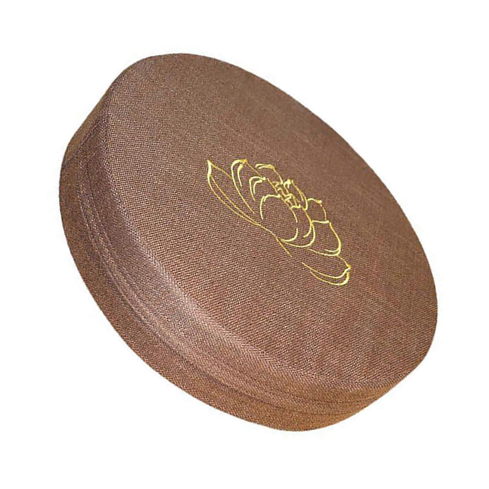 Round Meditation Cushion, Durable Foam Cotton, Removable, Washable, Minimalist, Multifunctional Use with Linen Material
