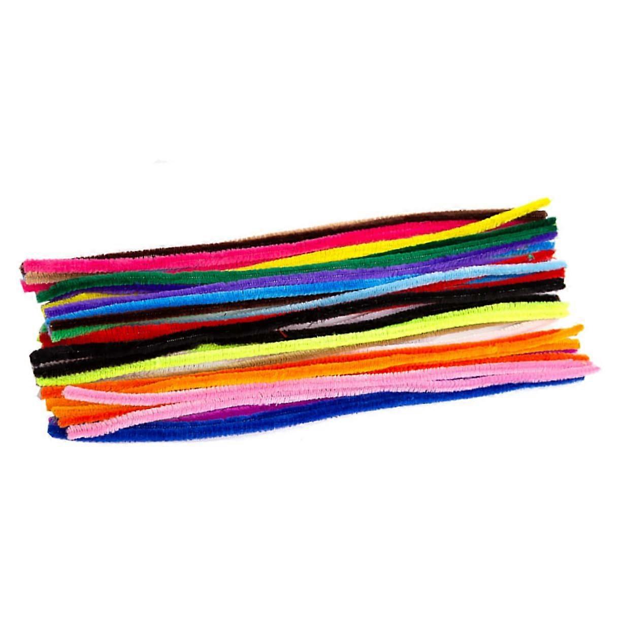 200 Pieces Plush Twisted Sticks DIY Craft Supplies for Imagination Coordination Craft Projects