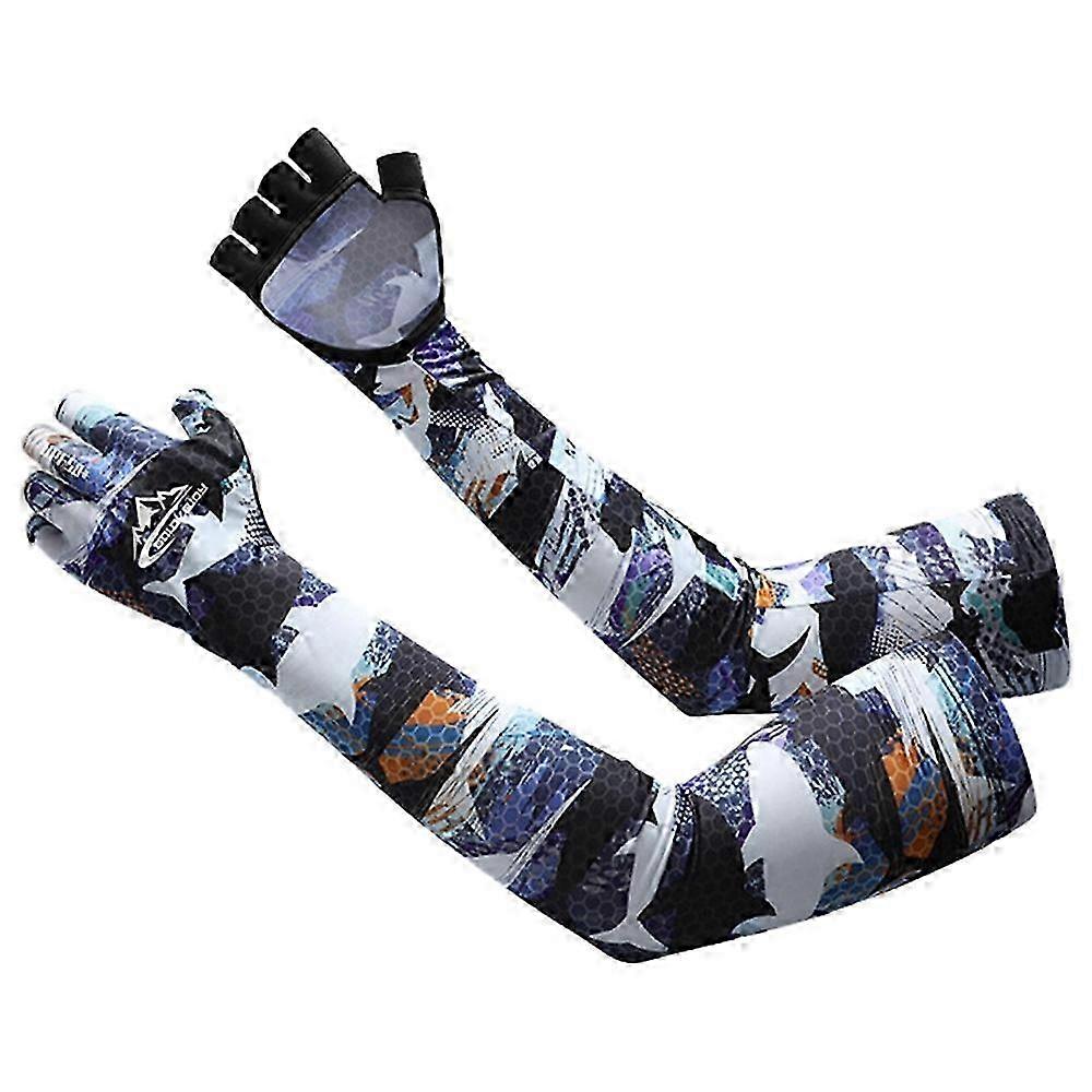 UV Protection Men's Arm Sleeves Half-finger Outdoor Sports Fishing Covers������ijƷ��