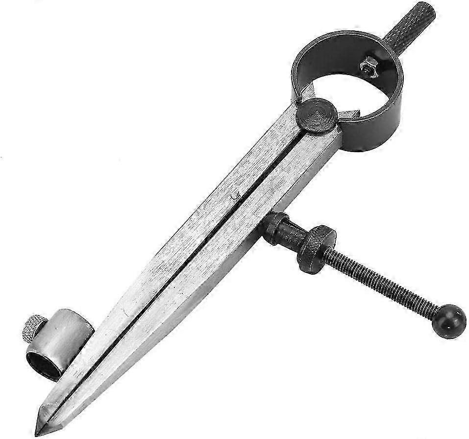 Precision Adjustable and Lockable Wing Divider, Spring Caliper Compass with Rotating Tool for Holder(100mm)