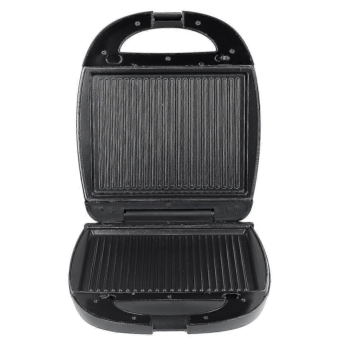 3-In-1 Breakfast Maker: Waffle, Steak, and Sandwich Appliance with Detachable Double Heating System and LED Indicator for Versatile Cooking