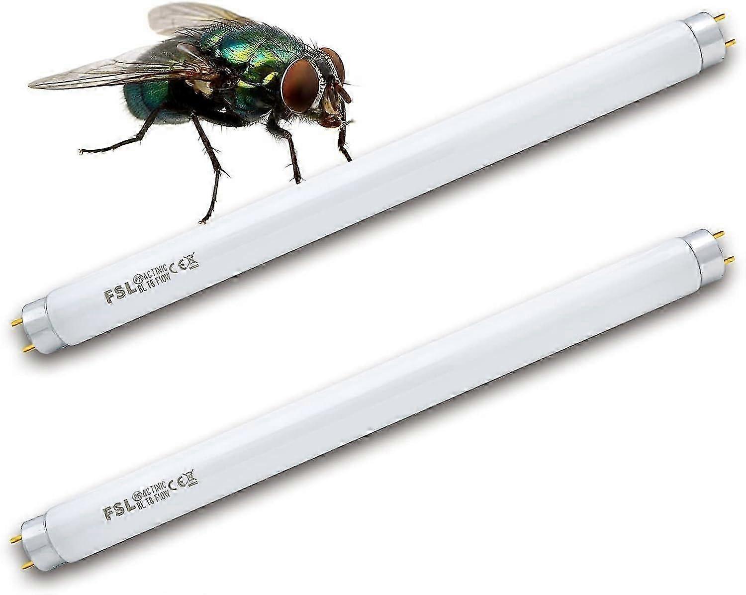 2Pcs FSL T5 8W Fly Killer Replacement Bulbs UV Tubes for 8 W Fly Insect Killer / Bug Zapper