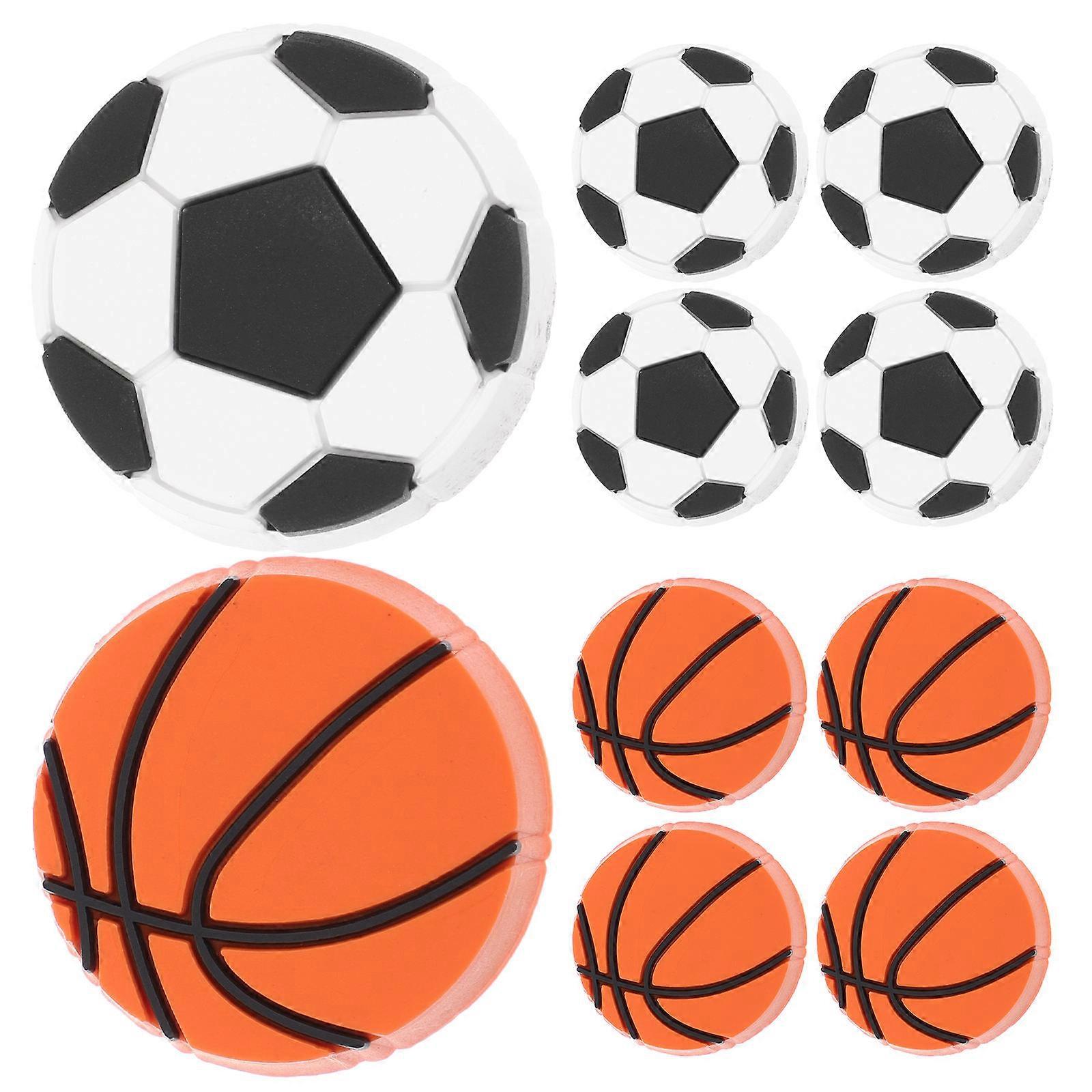 Fridge Magnet Decoration Family Use Rubber Material 3x3cm Size 10Pack