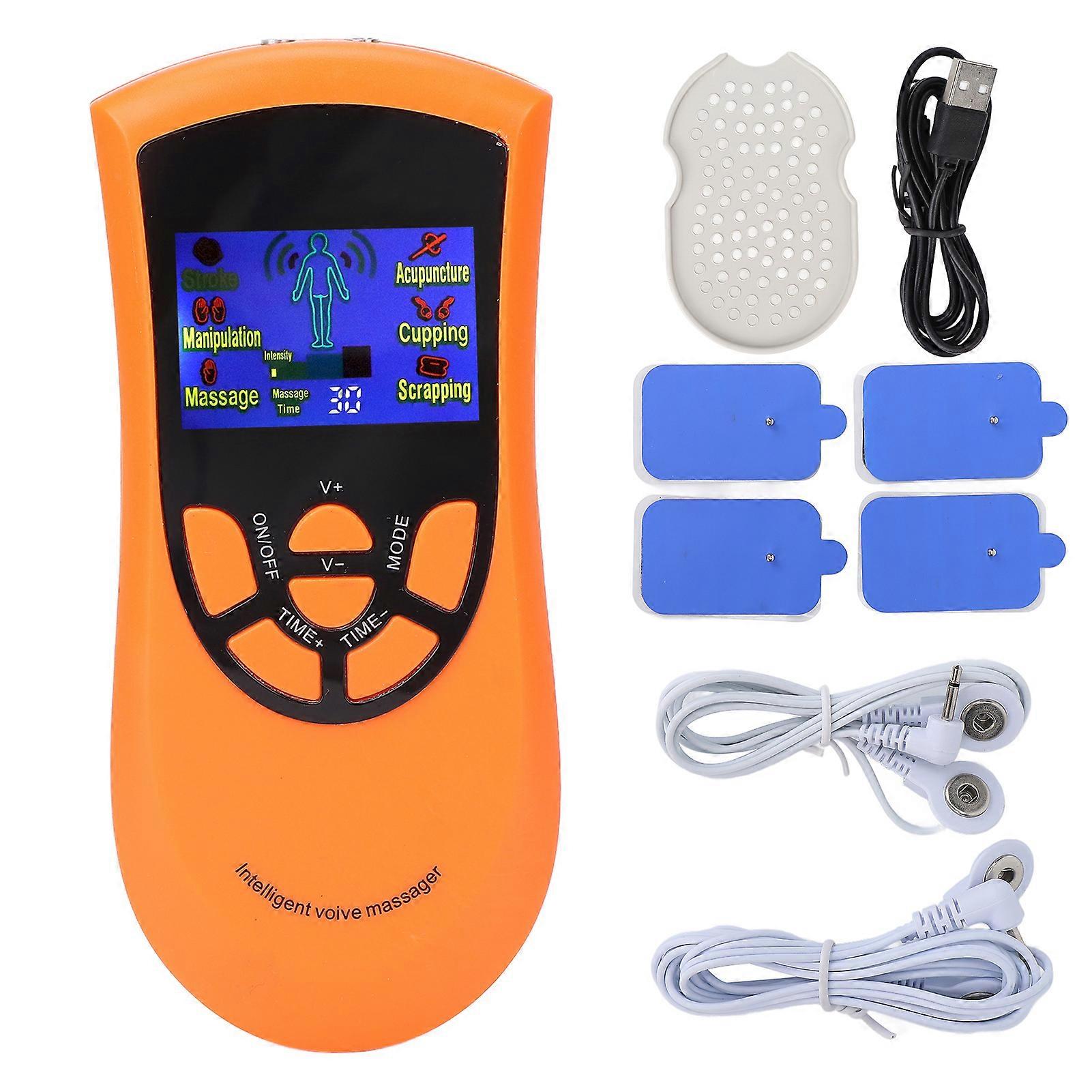 Digital terapi LCD Stemmeudsendelse Smertelindring Mode Justerbar Nakke Skulder Massage Maskine
