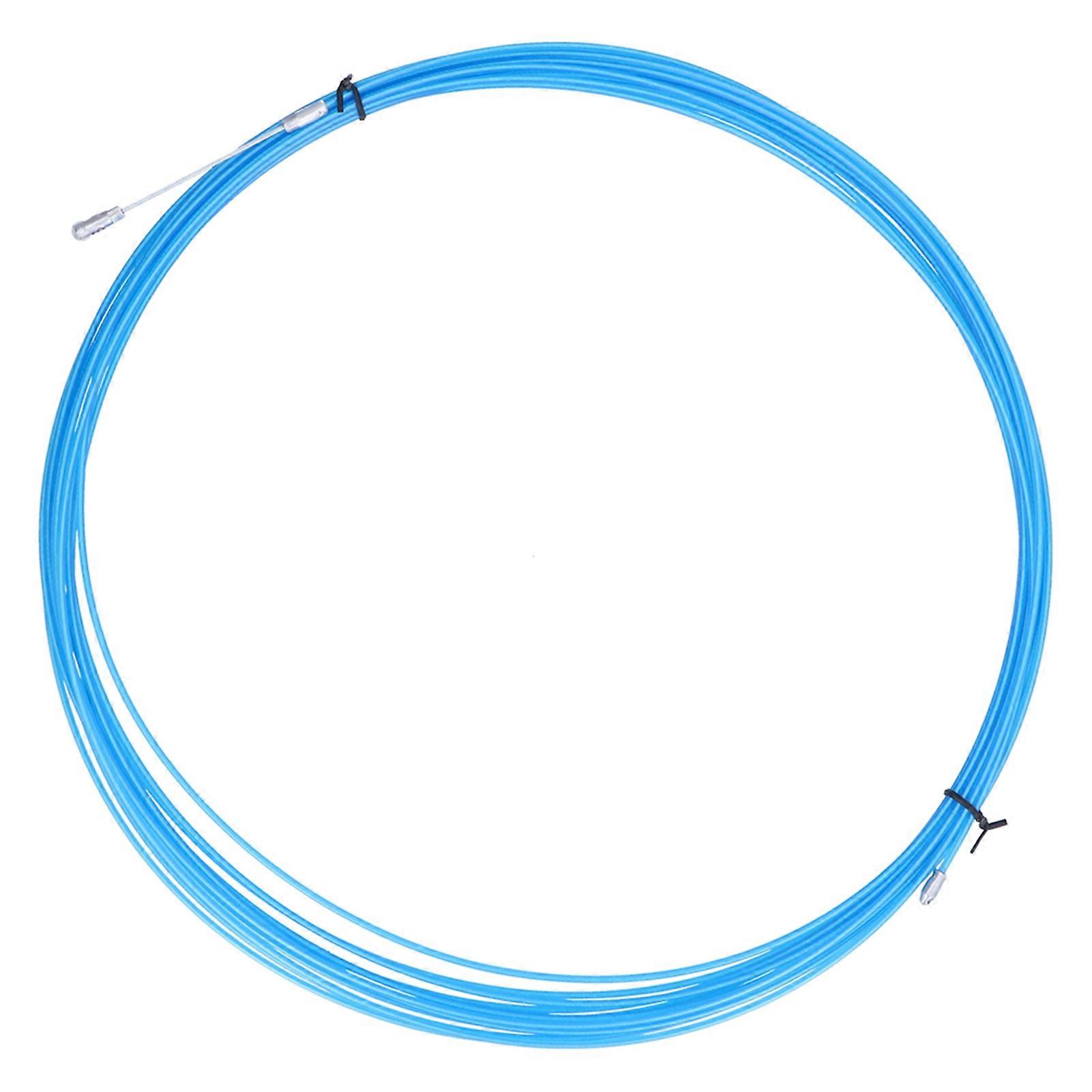 Stainless Steel Wire Rope Blue PlasticCovered 20m/65.6ft for Elevator Lifting Traction