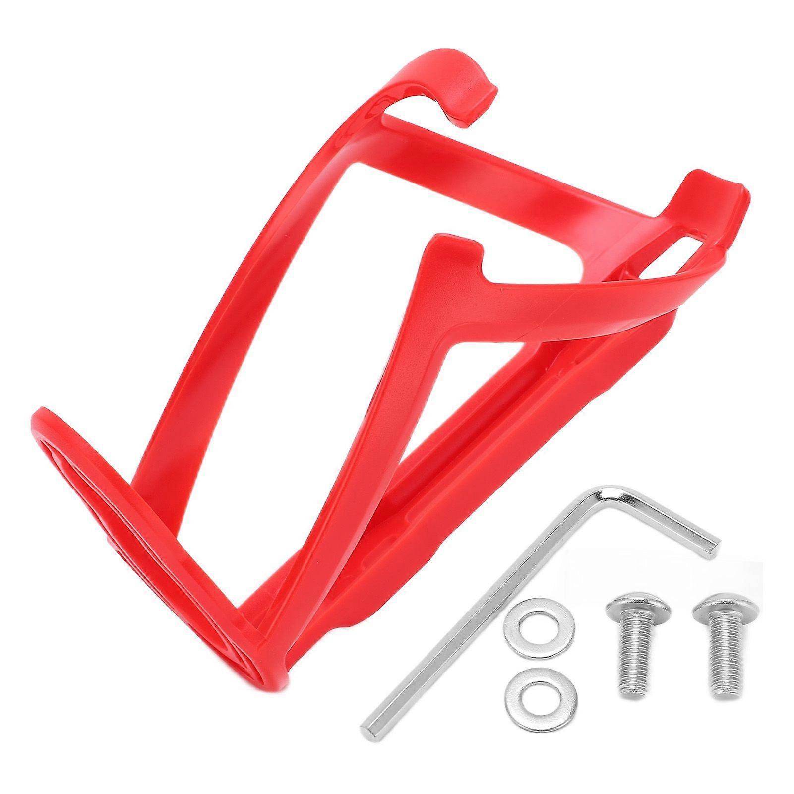 MTB maantiepyörän vesipullon pidike muovinen vesipullotelineet mukinpidike pyörän osatpunainen YMQX)