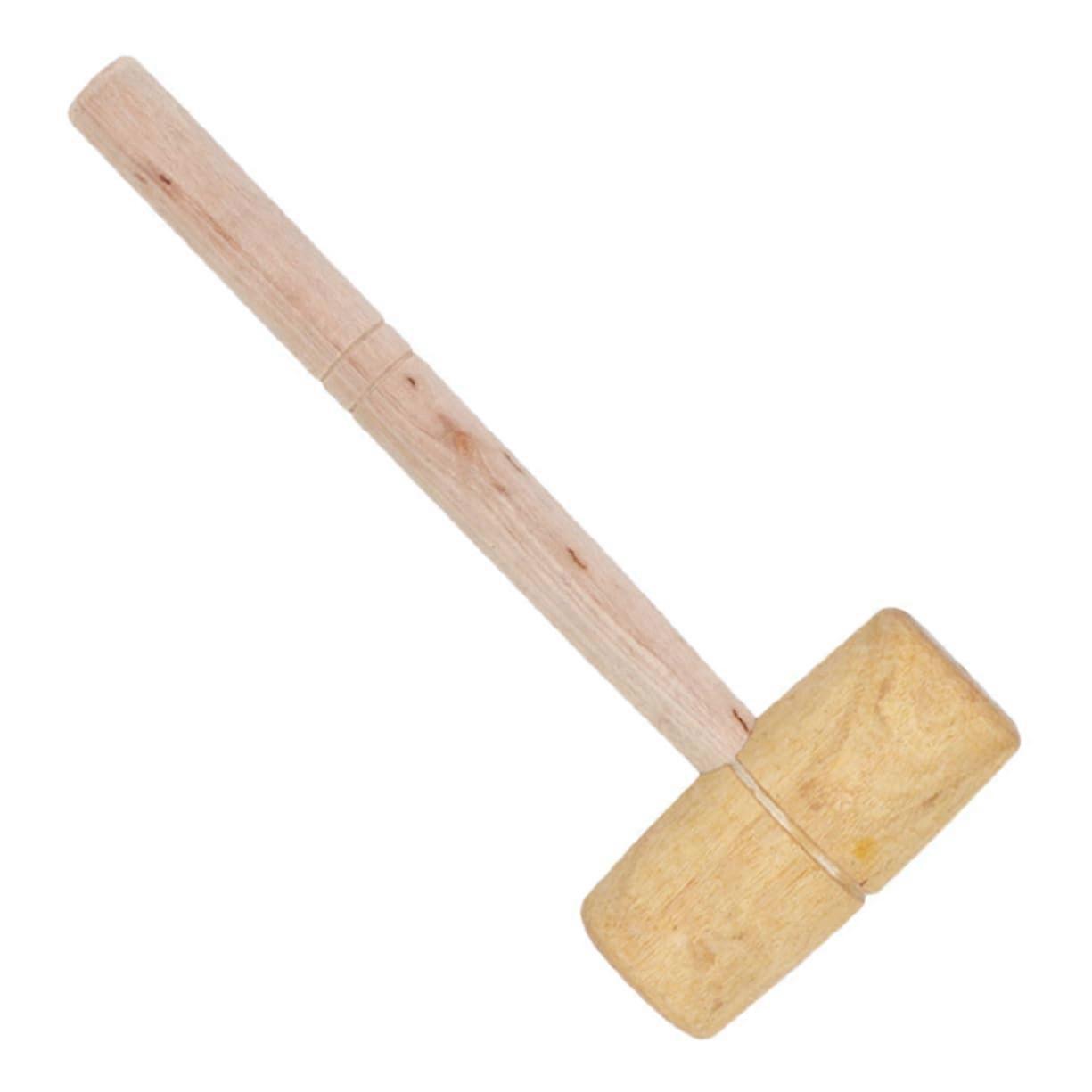 Wooden Hammer MultiFunctional Tool for Wood and Leather Processing Robust Design
