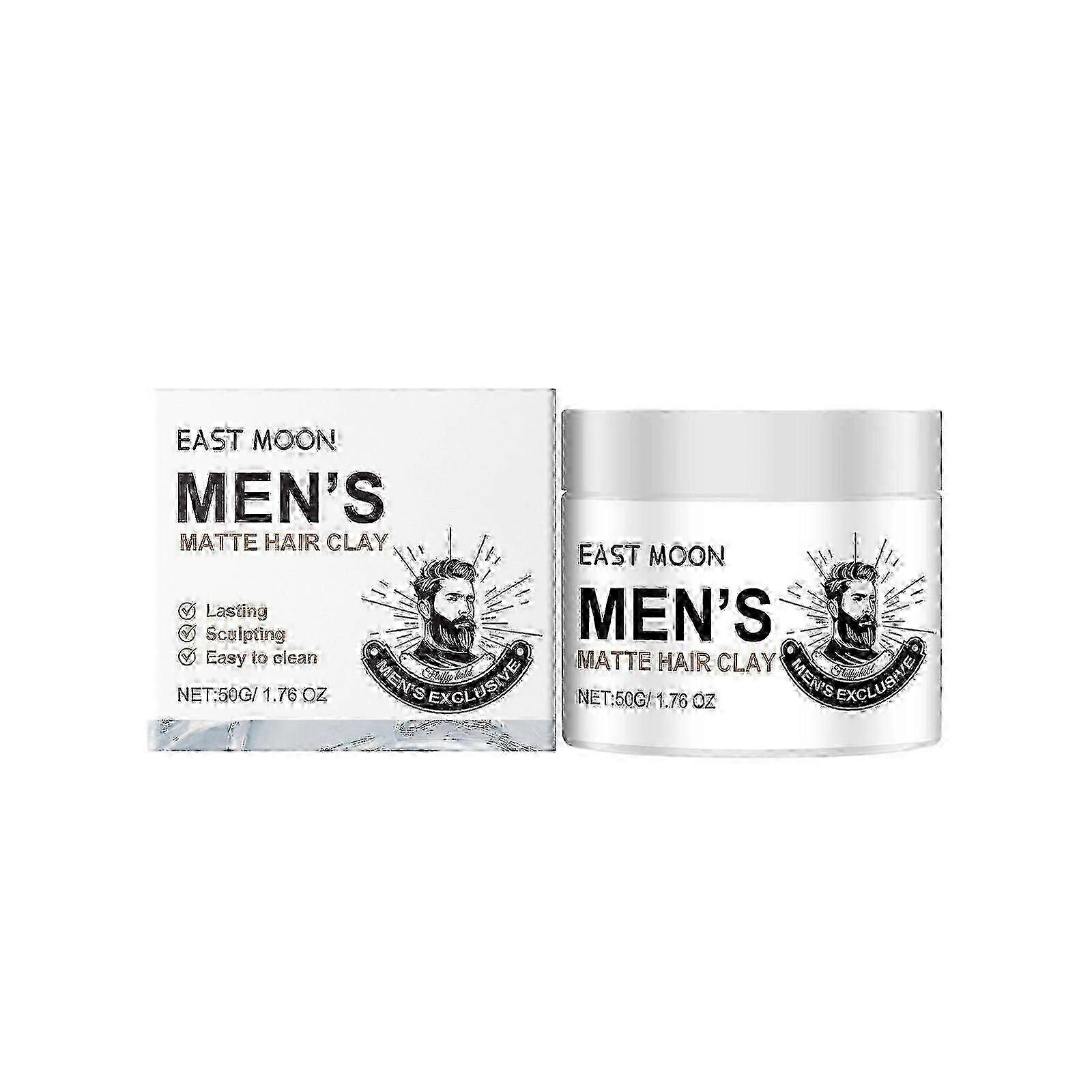 East Moon Matte Fluffy Pomade Styling Hair Natural Styling Refreshing Soft Pomade