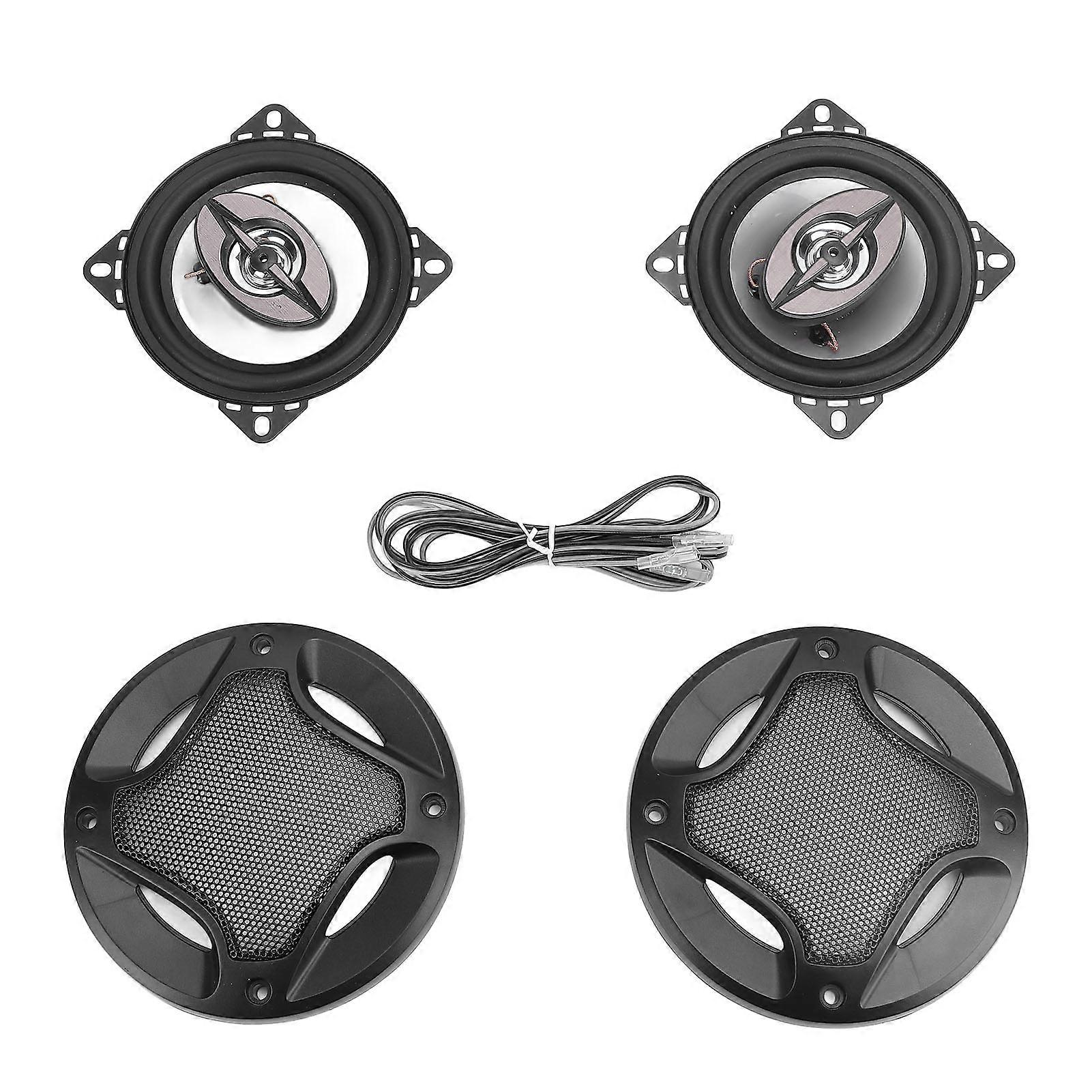 Samochodowe głośniki stereo 4 cale - 200 W 2-drożne koncentryczne do większości pojazdów