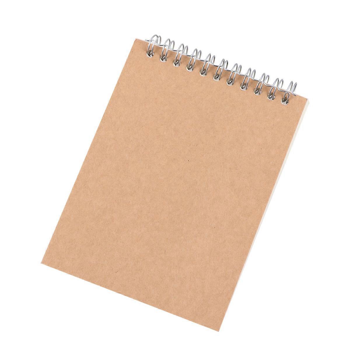 Blank Student Notebook A6 Dimension Kraft Design Idea Listing Planning Recording Journey 12Pcs