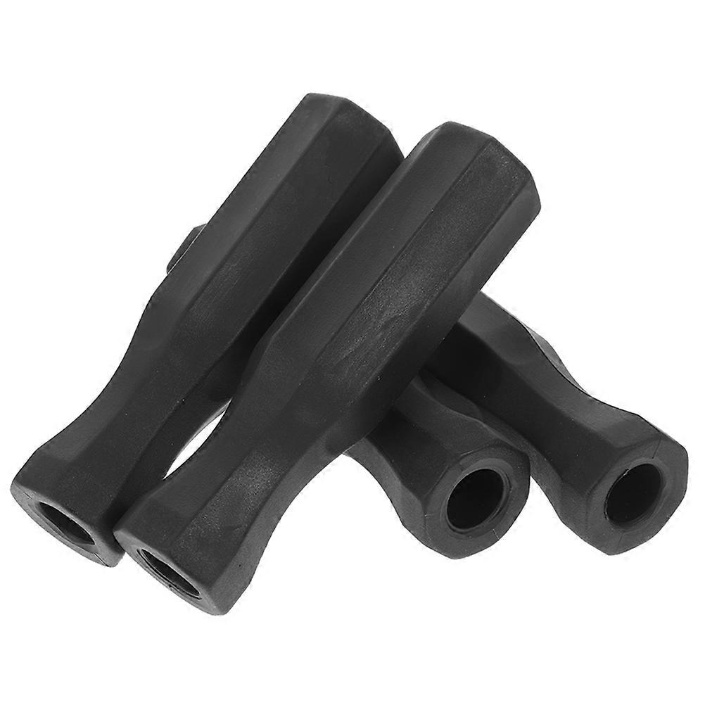 Table Soccer Accessories Plastic Foosball Handles Family Interaction Ergonomic Design 16mm Inner Diameter 4Pcs