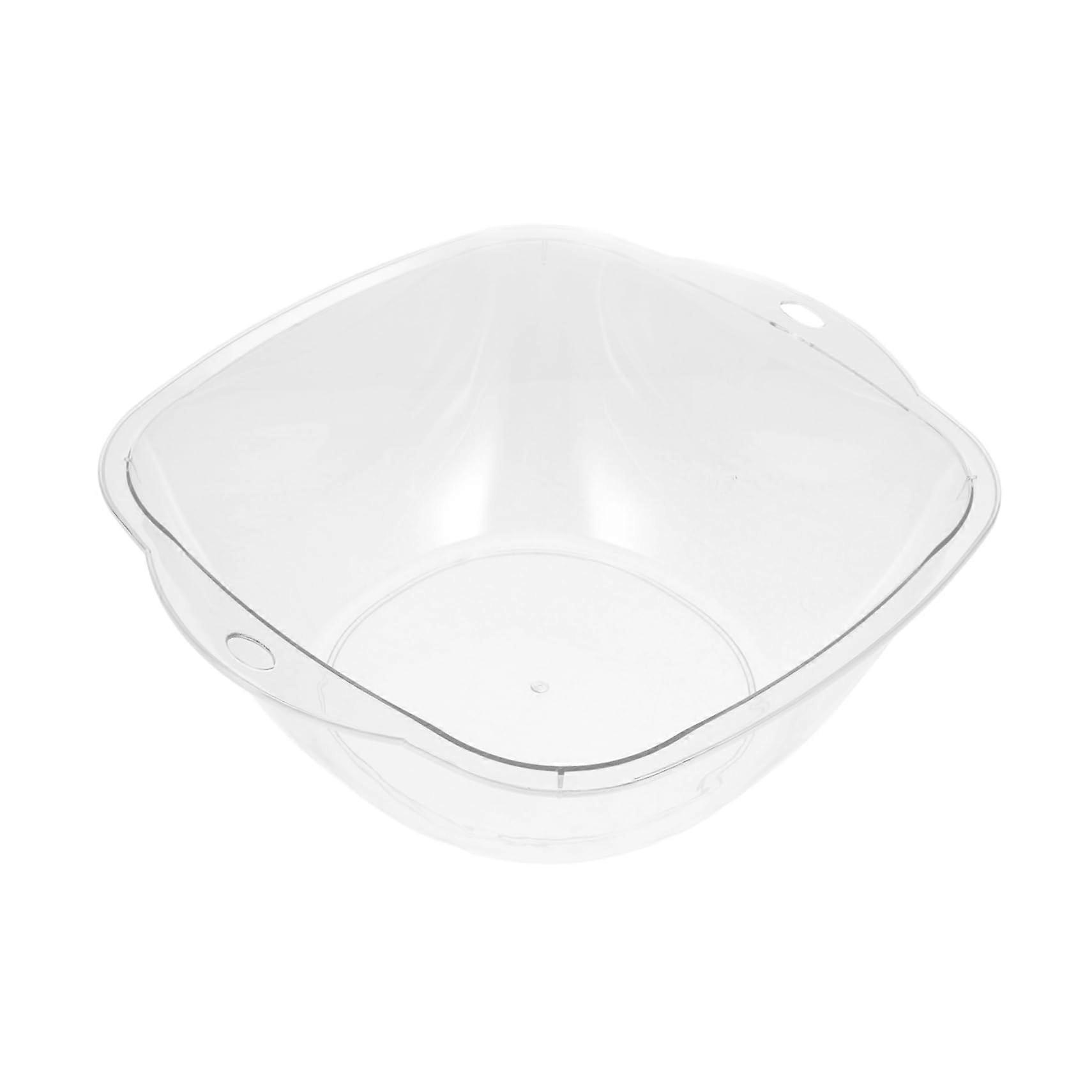 Plastic Wash Basin Large Clear Bath Basin Clear Foot Basin Pet Transparent