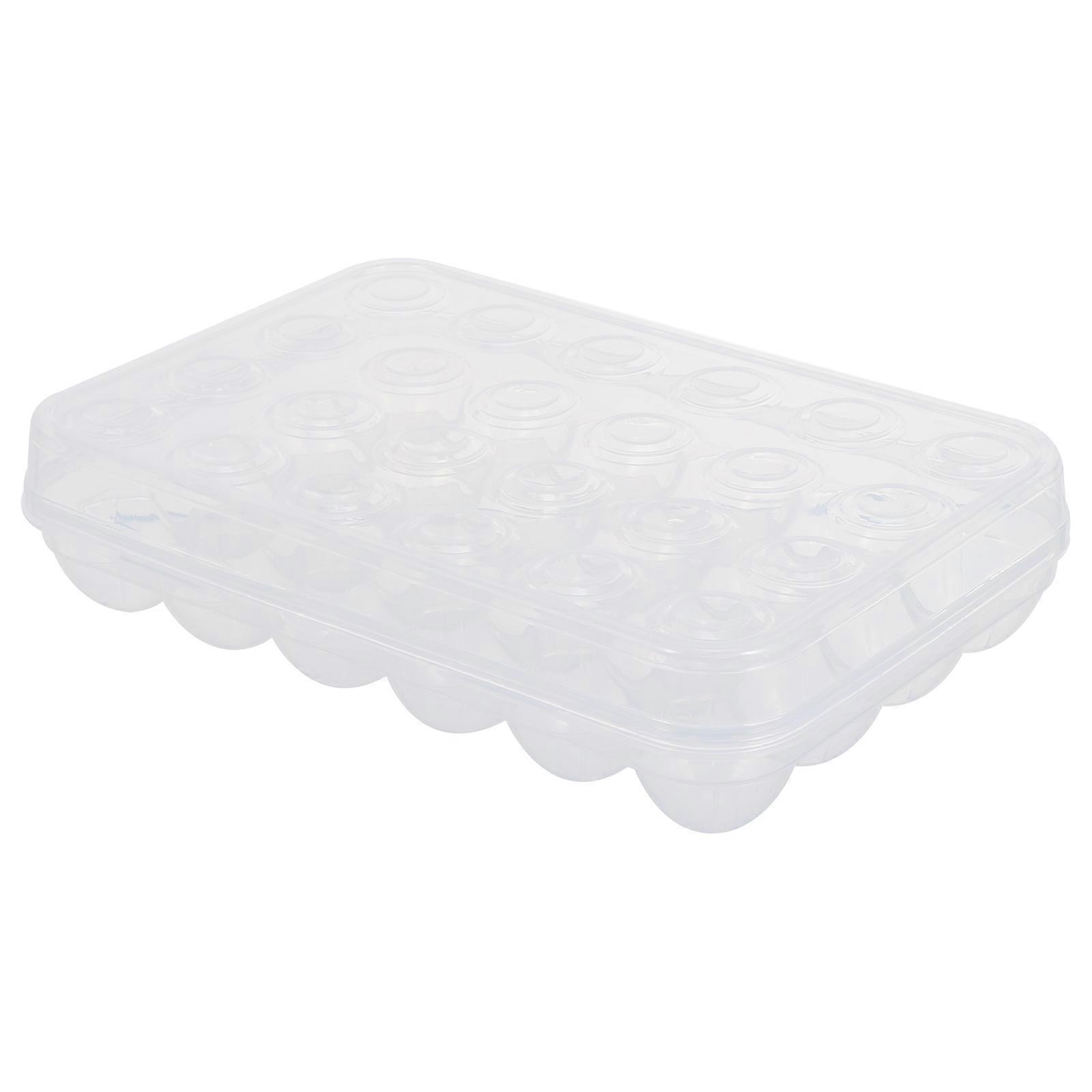 White PP Egg Container with Translucent Plastic for Easy Checking and Secure Locks for Outdoor Activities 12 Eggs Fits Perfectly