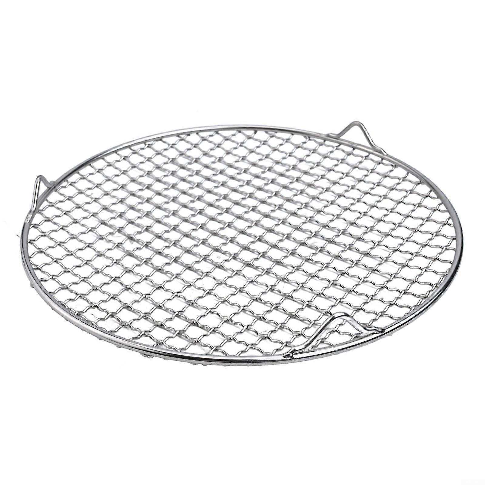 Stainless steel cooling rack with a stable threelegged design for cooling and cooking various foods (28 cm).