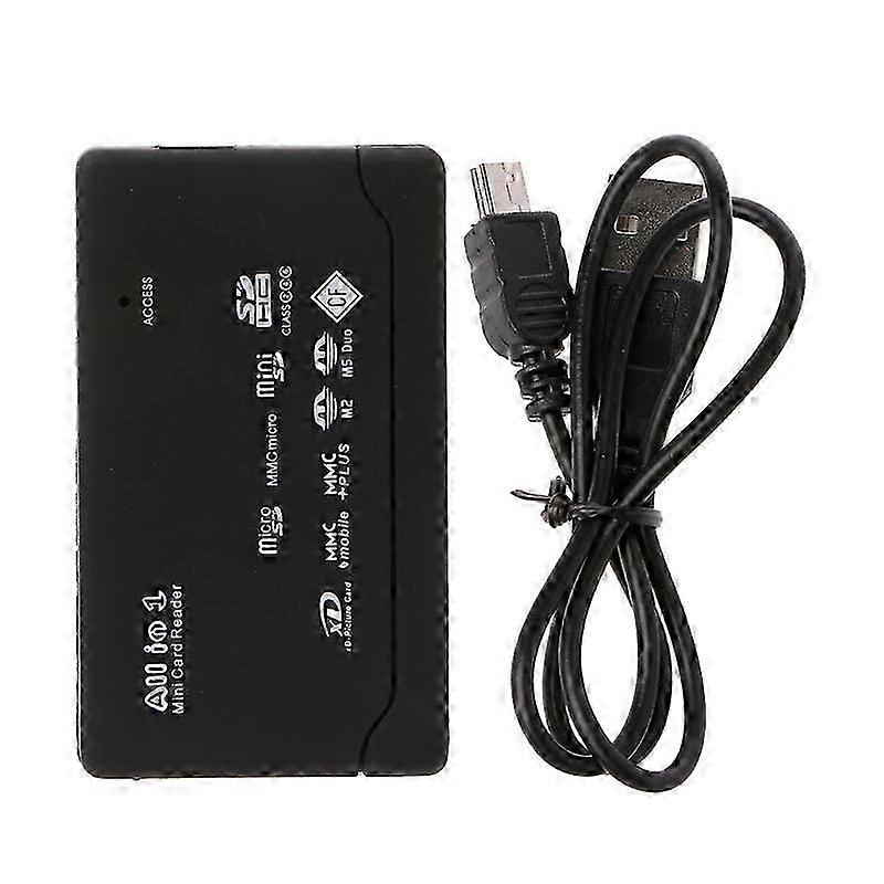 Multi-Function USB Memory Card Reader for SD Micro SD SDHC M2 MMC XD CF - All-in-One External Storage Adapter