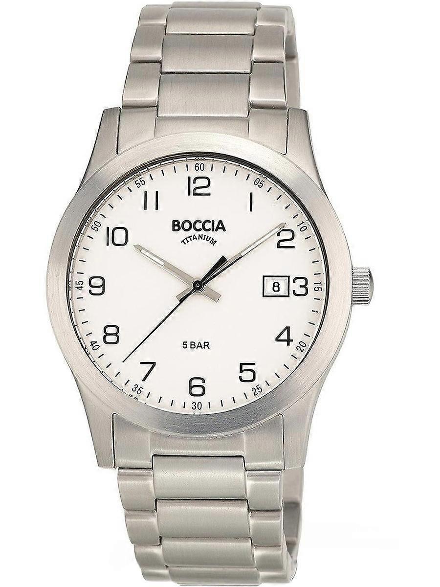 Boccia Silver Titanium Titanium 3619-01 miesten kello
