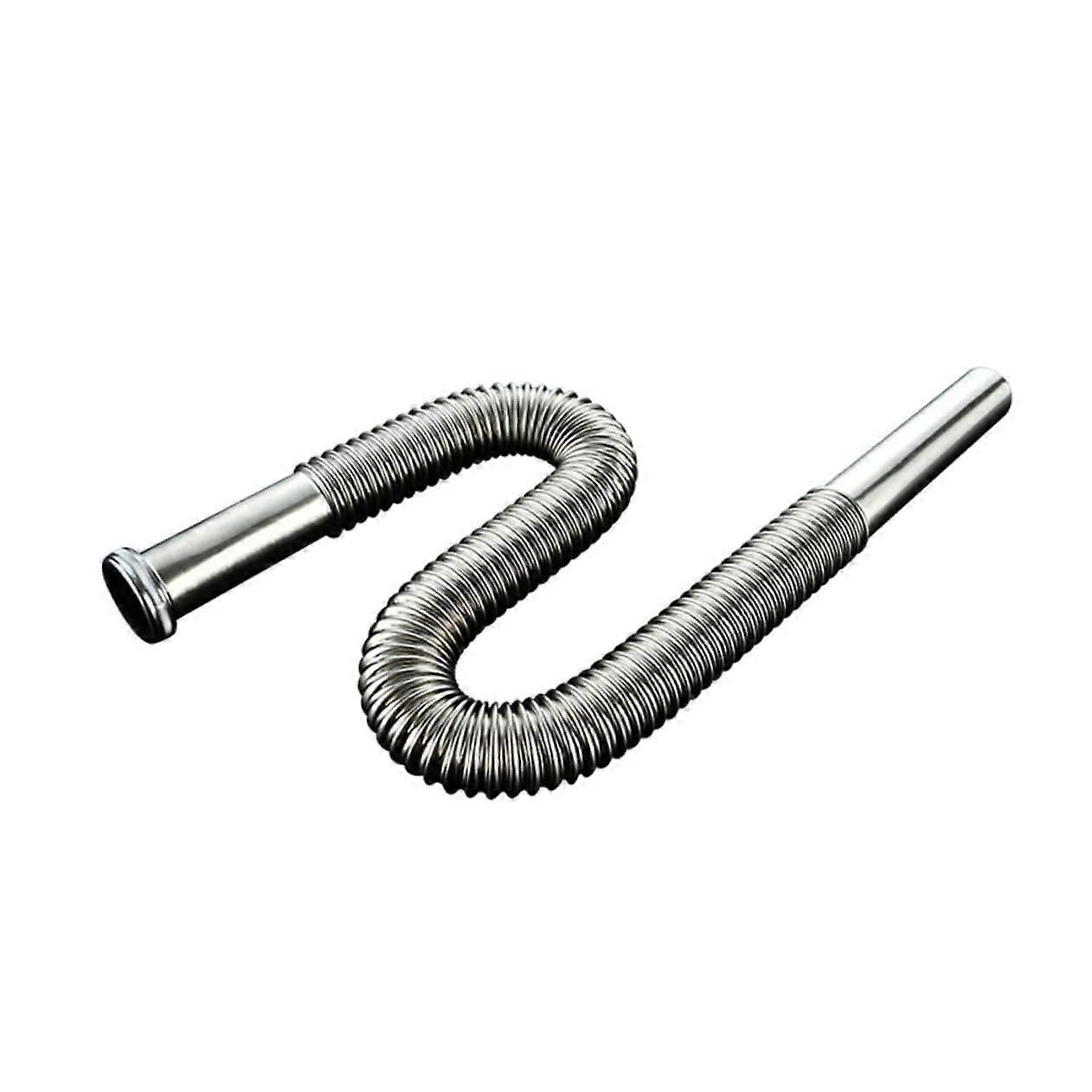 Durable Drain Pipe, Rustproof, Flexible Sink Pipe for Bathroom, Odourless Sewer Pipe with Wave Structure, Siphon for Sink