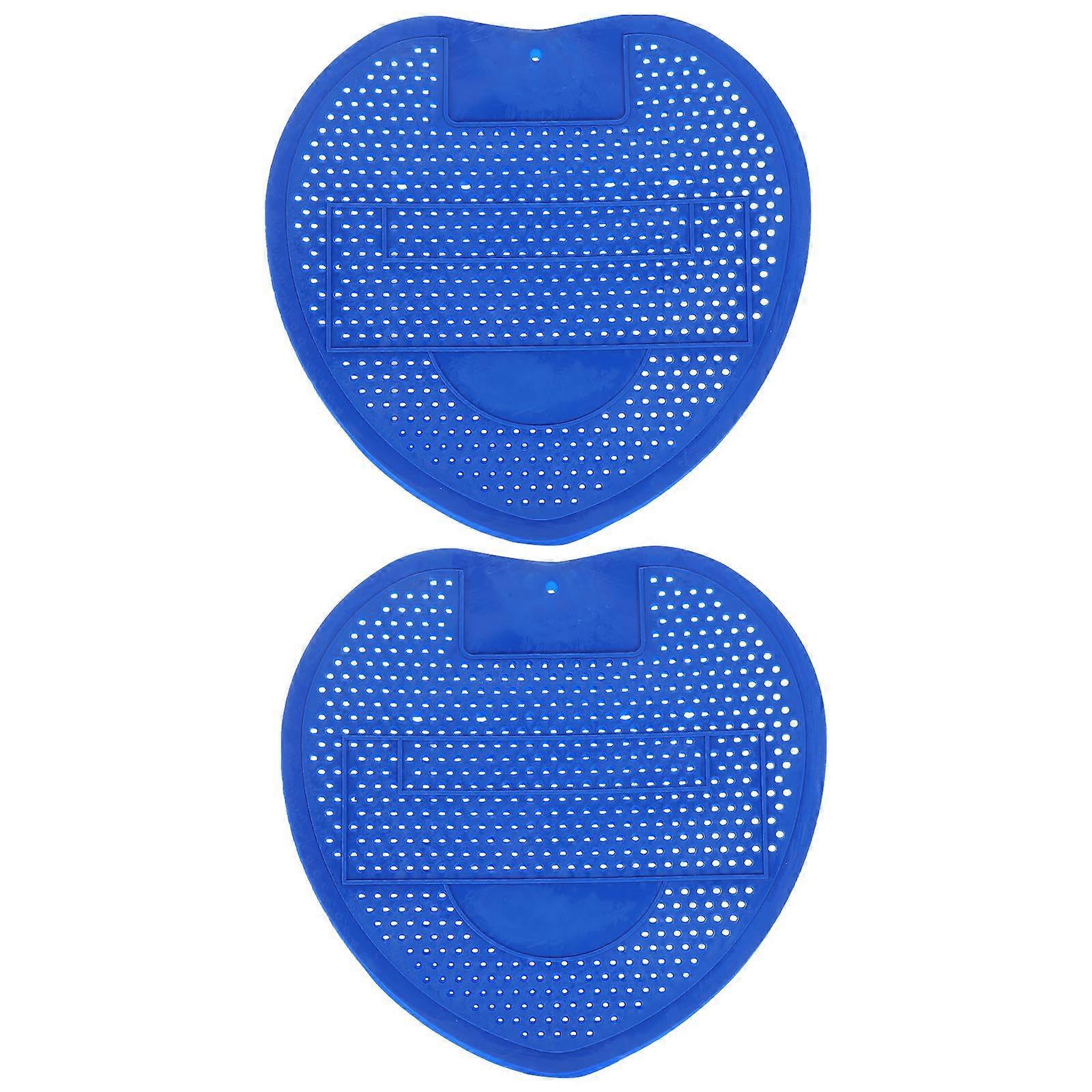 Urinal Scented Mats Deodorizing Urinal Pads For Mens .9X7.7X0.1In 2Pcs