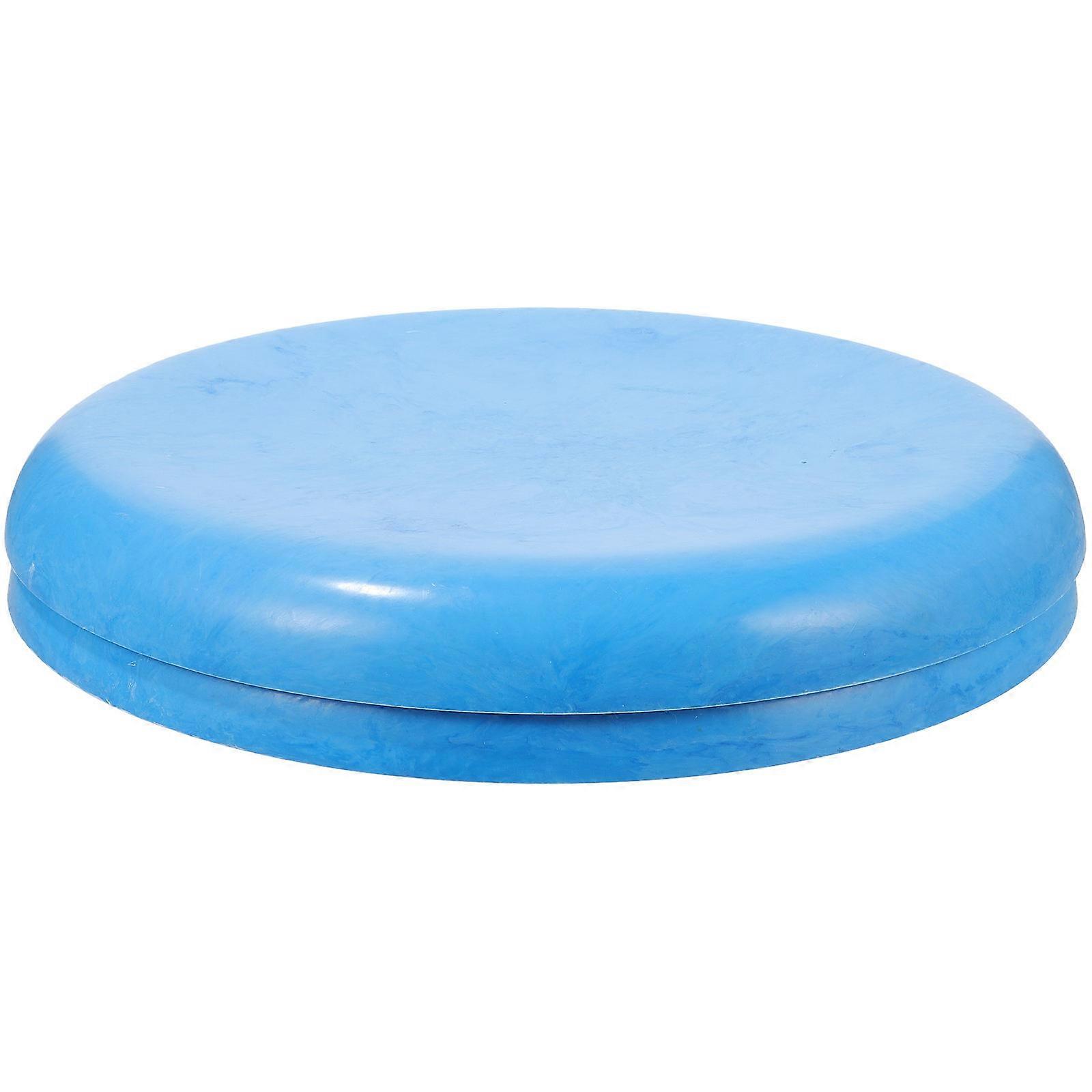 Blue Round Bar Stool Cushion for Plastic Chairs Suitable for Camping Use and Restaurant Settings 2