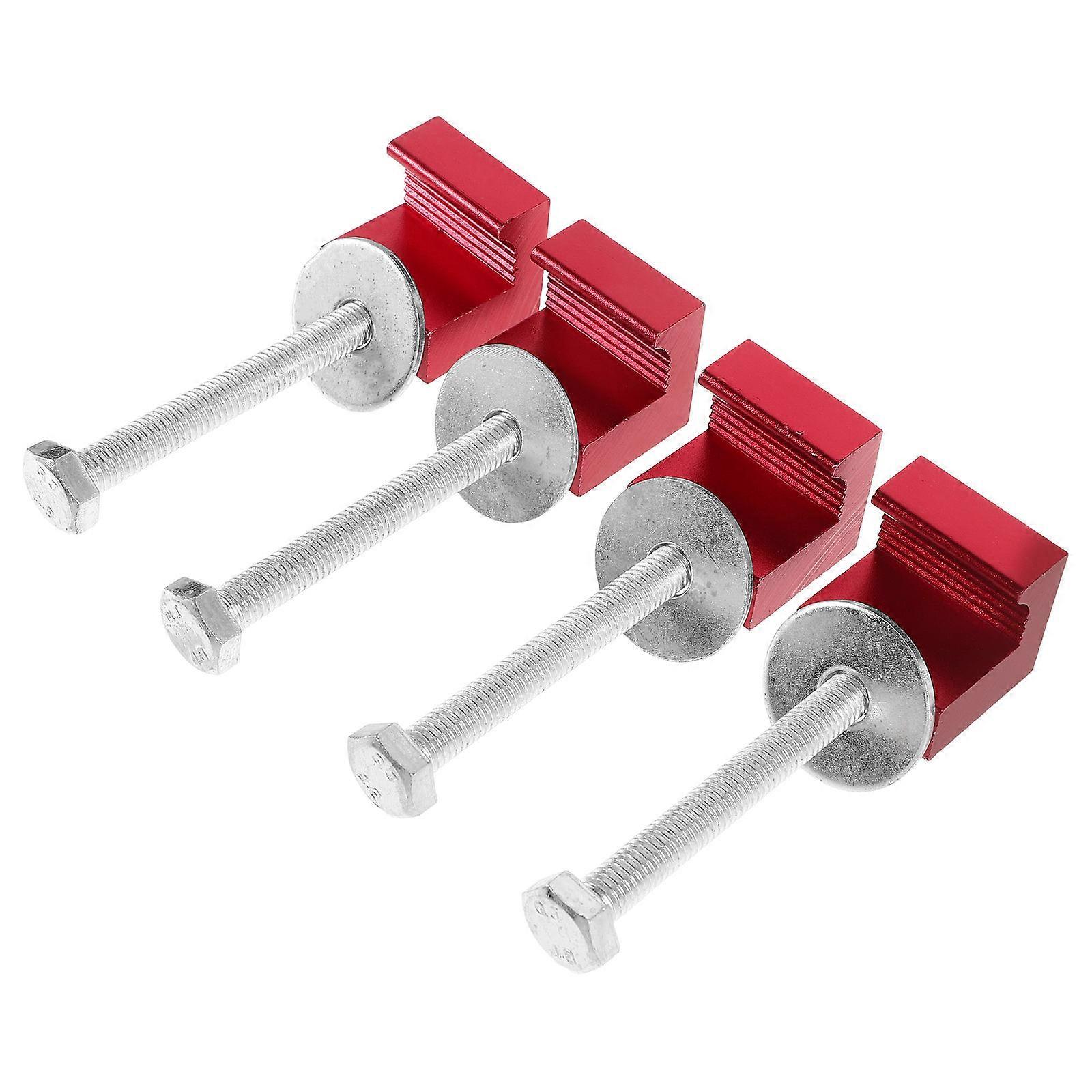 4pcs Truck Bed Clamps Box Mounting Brackets Hardware Accessories Tool Box Mounting Tools