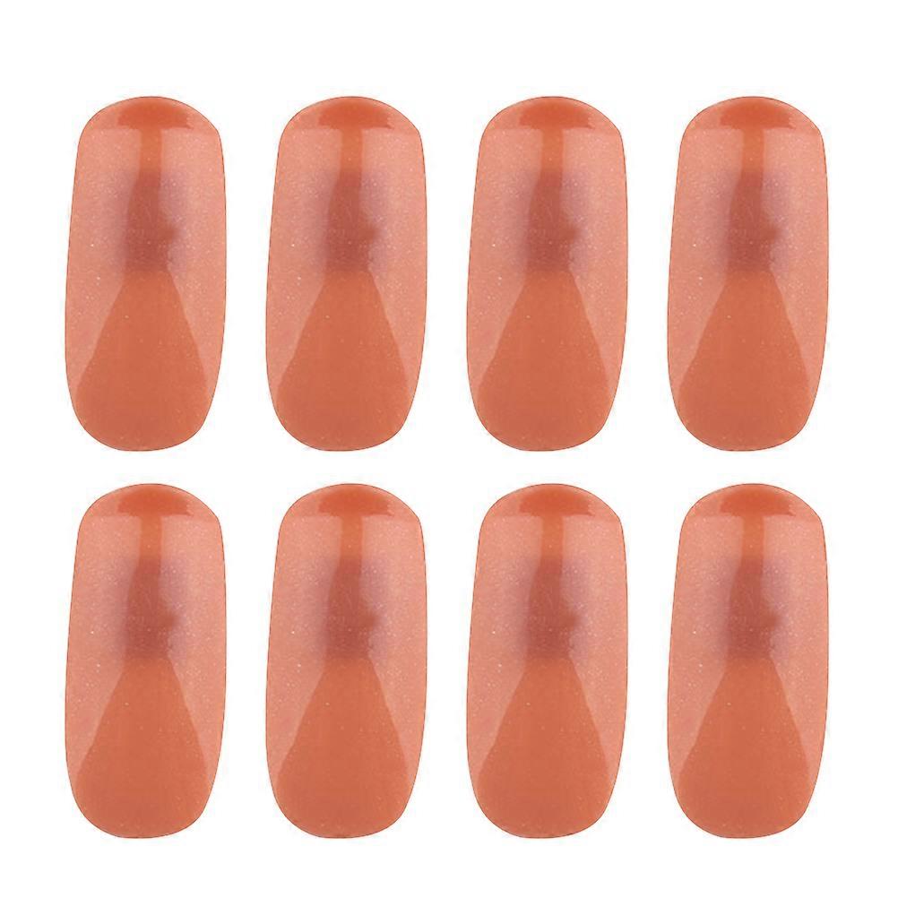 200pcs 2 Bags Nail Joints for Fake Exercise Durable Nail Art Training Sticker Tip Artificial Fingernails 100pcs per Bag