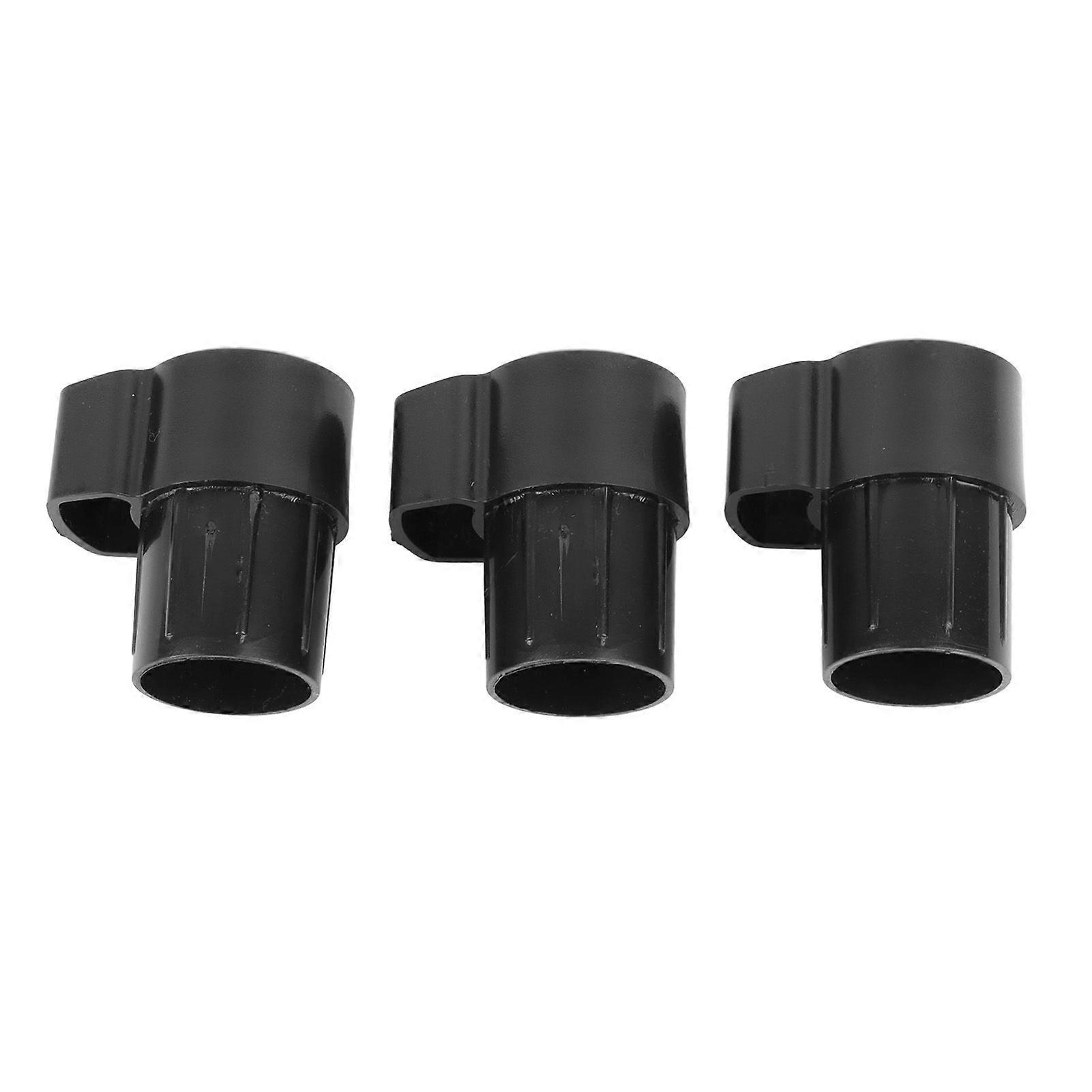 3PCS B Flat Alto Saxophone Plugs ABS Plastic Sax End Caps Bent Neck Key Protector Musical Instrument Parts