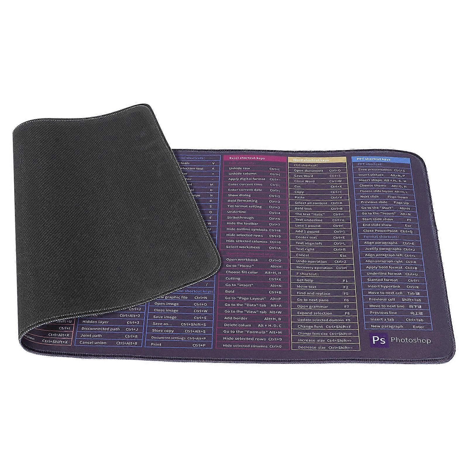 Large Gaming Mouse Mat Cloth Smooth Mouse Movement Office Study Home Travel Students 1Pack