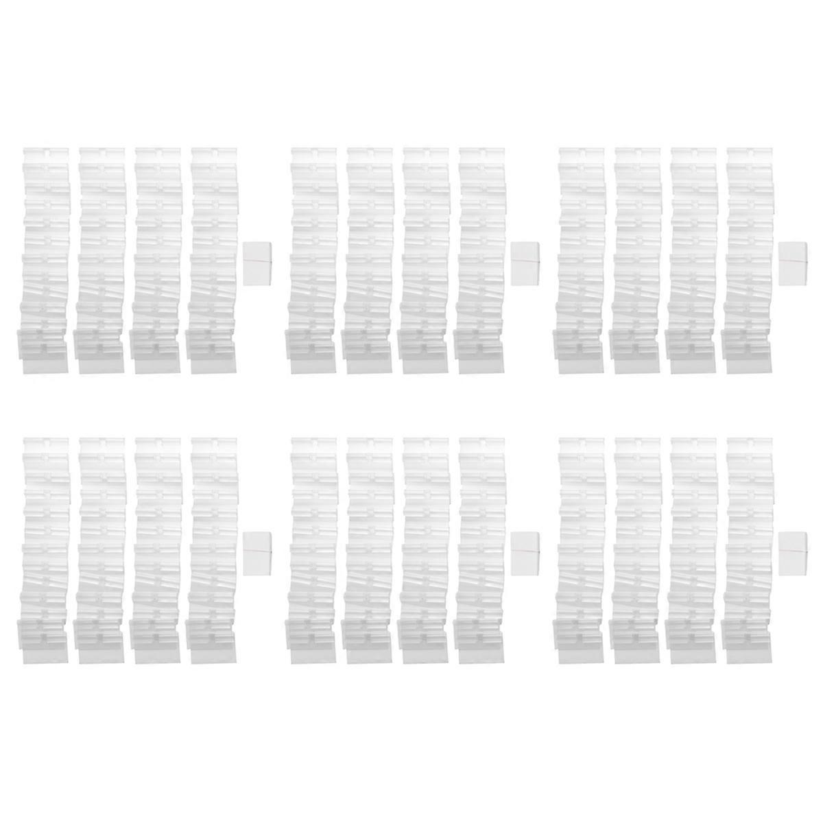 300Pcs Clear Plastic Label Holder Price Tag, Shelf Label Clip Removable Label Holder for Storage Bin