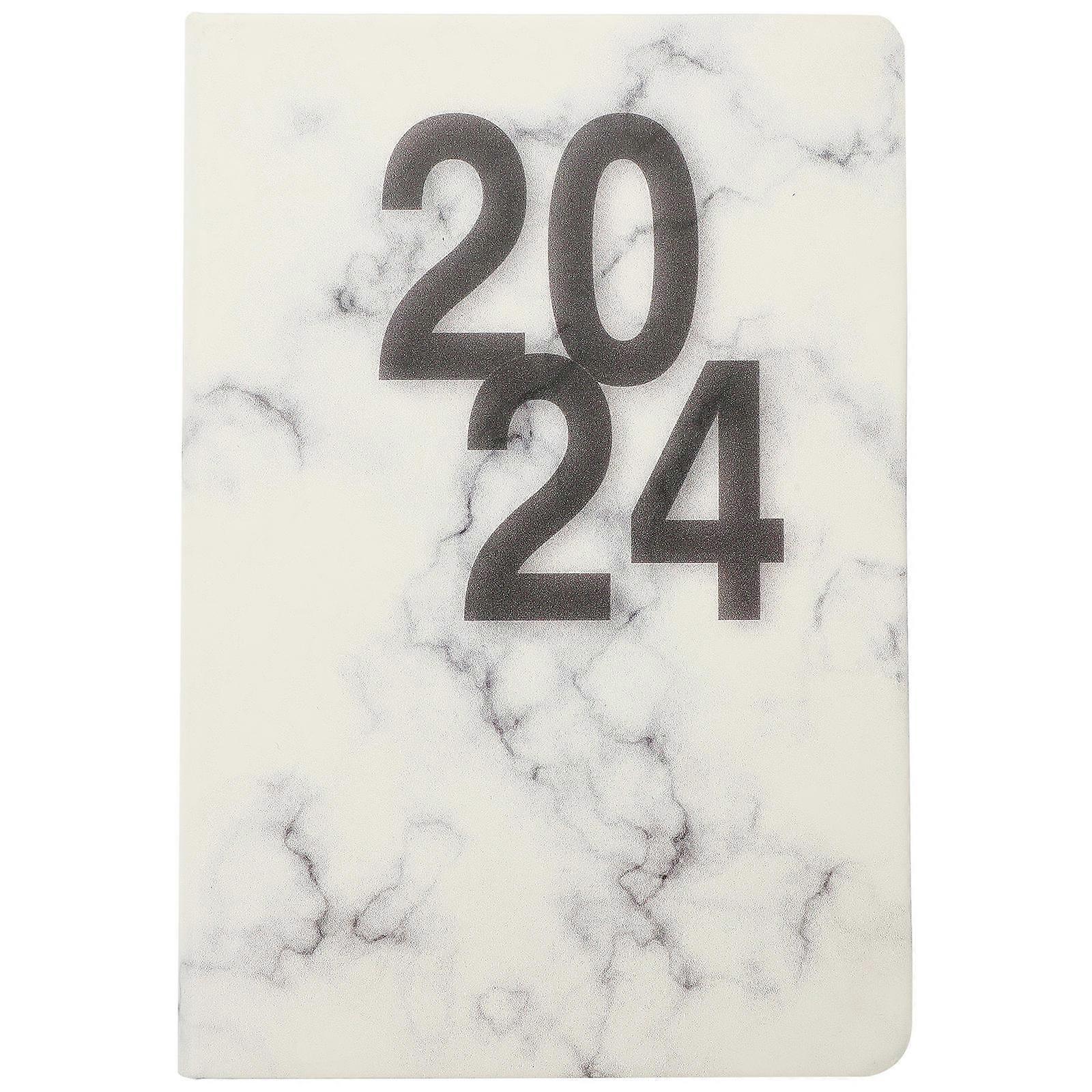 Academic Planner Notepad 2024 Planner Schedule Planning Notebook Daily Use Rectangular Assorted Color 21.2X14.5CM Note-taking 1Pcs