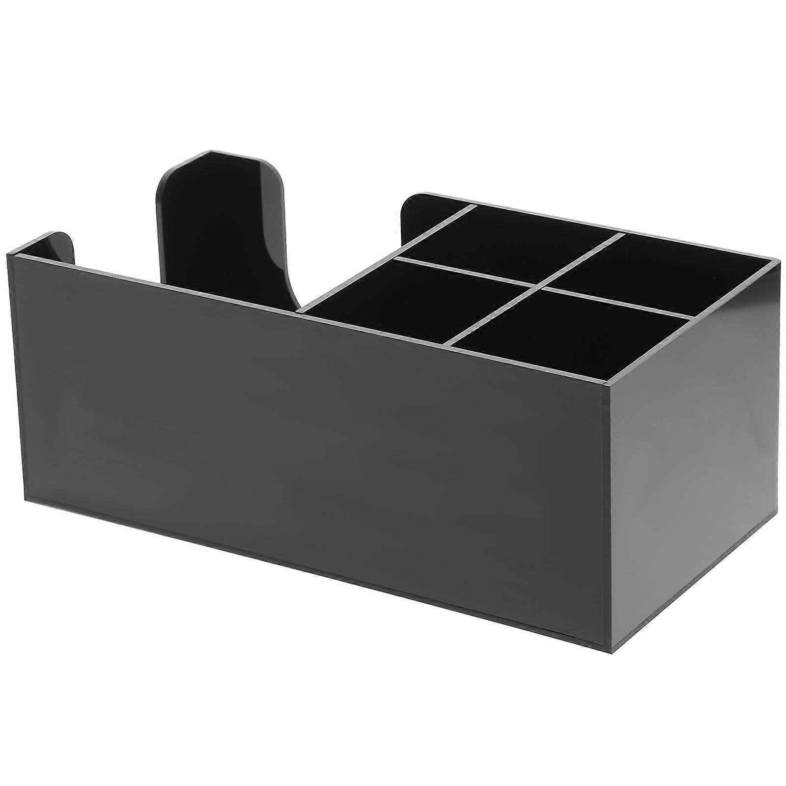 Acrylic Coffee Station Organizer for Home Black Sturdy and Practical with Wide Application 7.87"x3.94"x2.95"