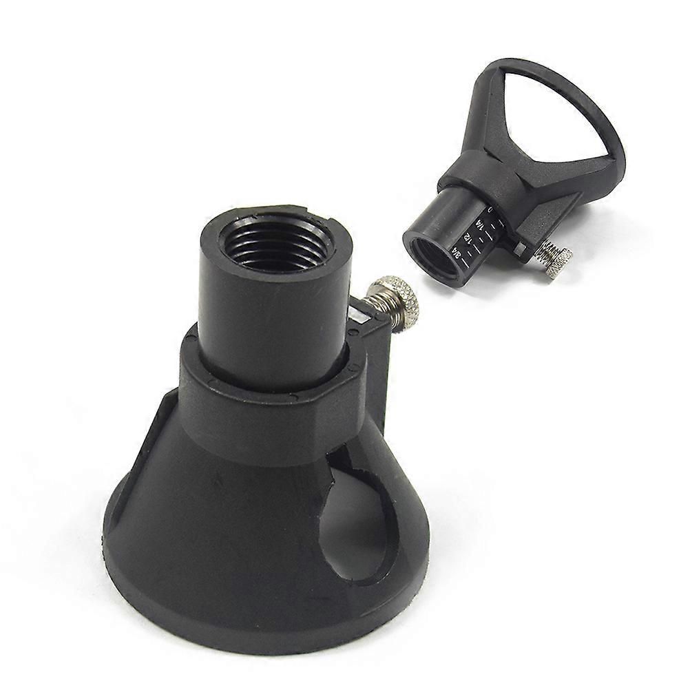 Black Plastic Grinding locator for Tool Positioning with 18mm 1.5mm Diameter Adjustable Depth