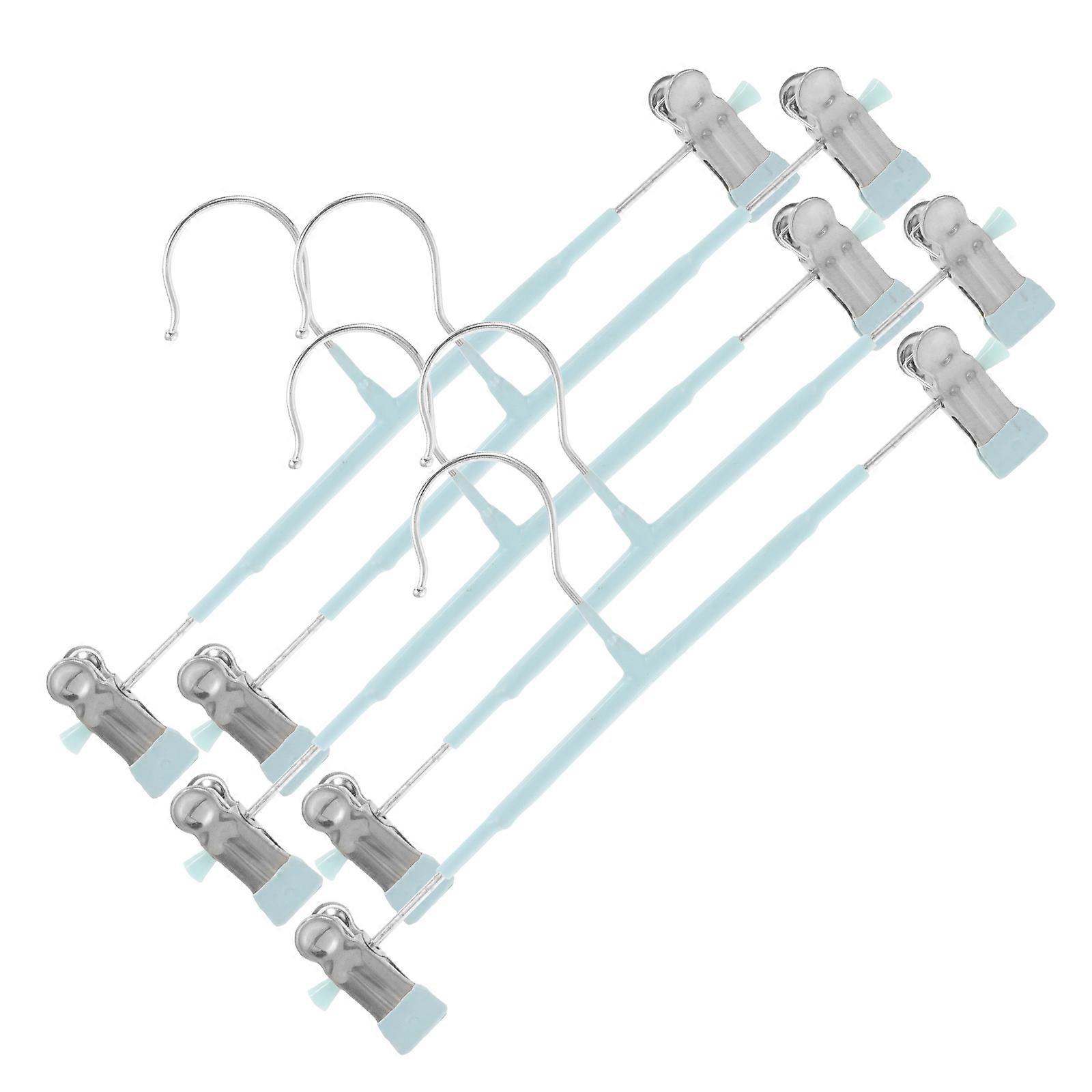 Multi-Functional Clothes Hangers Household Jeans Hanger Stackable Wardrobe Management PVC 30.5X13X2.4CM 5Pcs