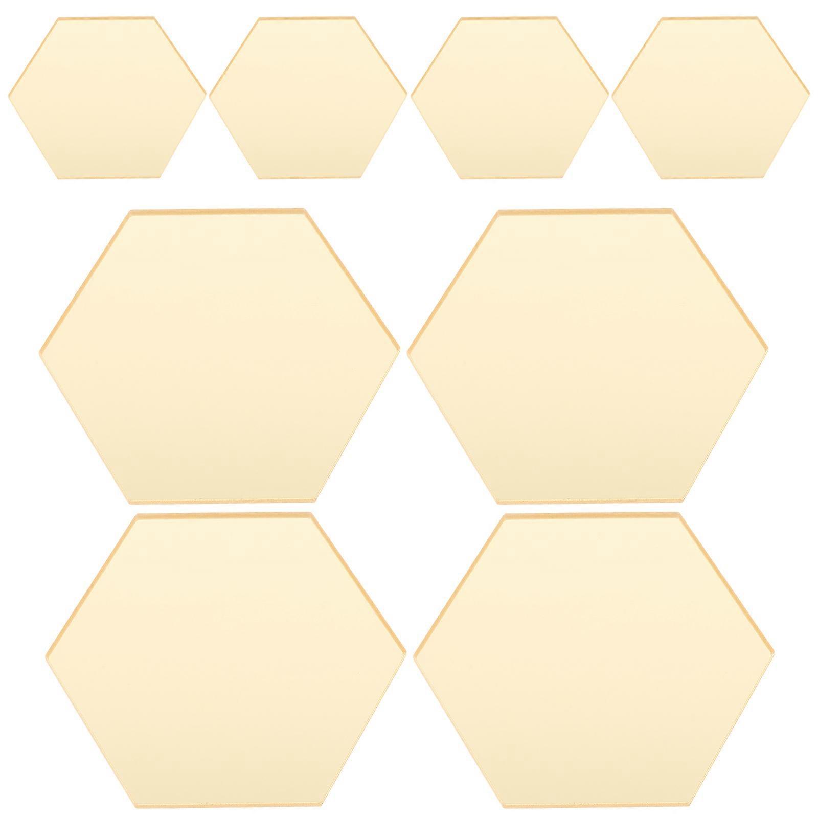 8pcs Acrylic Table Number Card for Wedding Reception Golden Decorative Signs Practical and