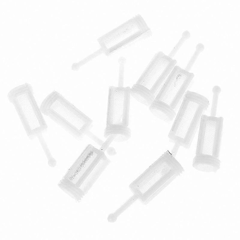 10-Pack Plastic Gravity Spray Gun Filter Pot, 11mm Diameter