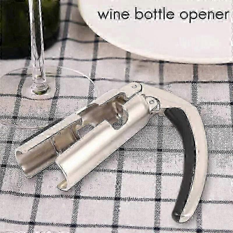 Champagne Bottle Opener & Cork Puller with Wine Stopper - Essential Tool for Sparkling Wine, Gift Box Included