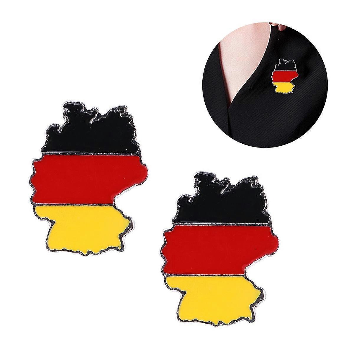 Territories Shaped Brooch, Elegant Lapel Pin for Casual and Formal Outfits