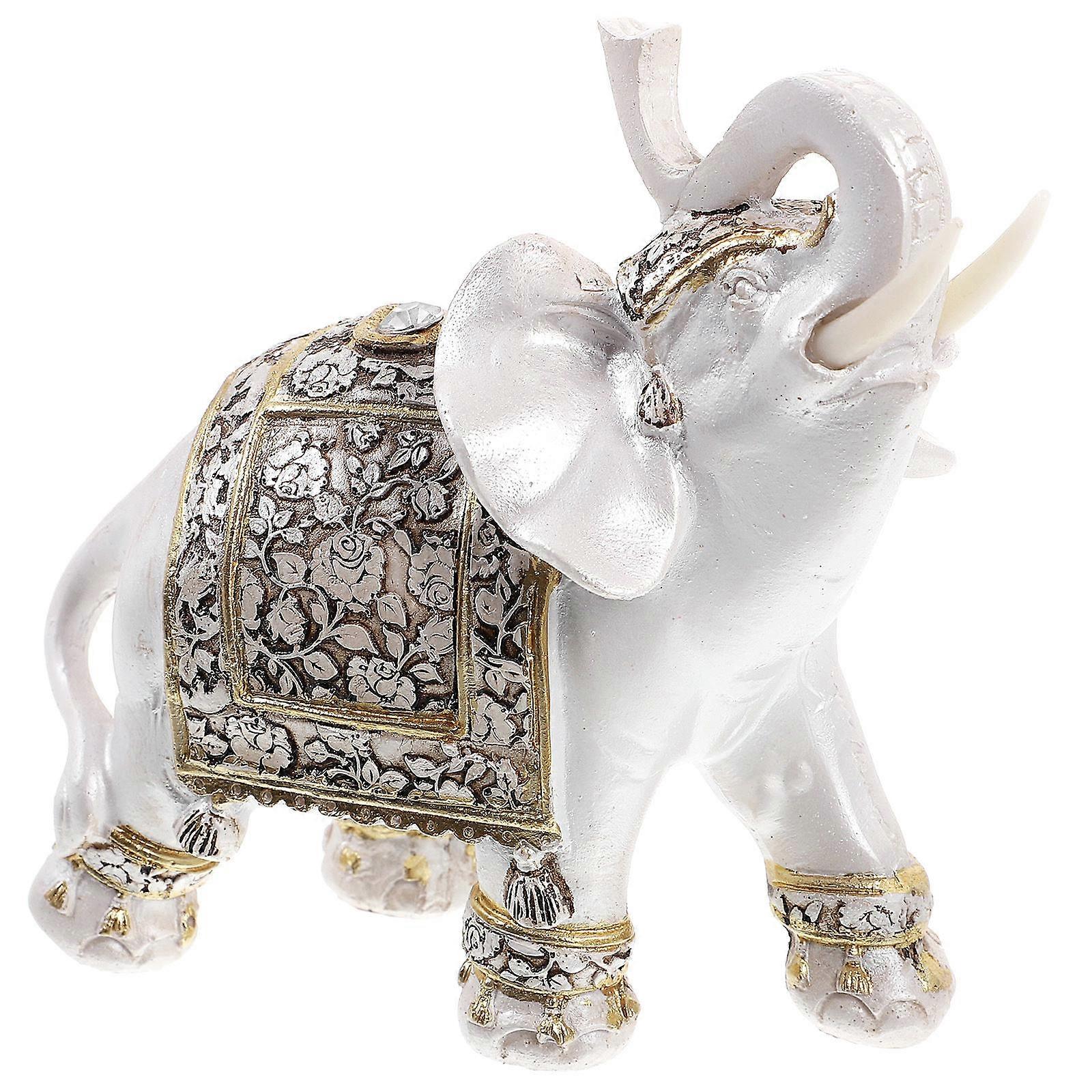Stylish Elephant Ornaments, Excellent Craftsmanship for Desktop Display
