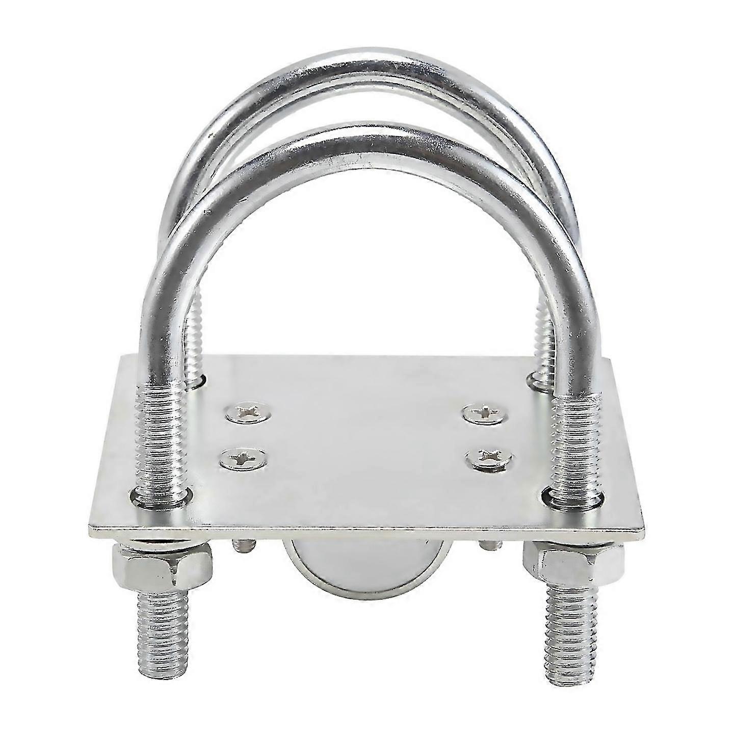 For Antenna Mast Clamp Bracket With Ubolts Antirust Clamp Panel Pipe Mounting Hardware For Outdoor Lor