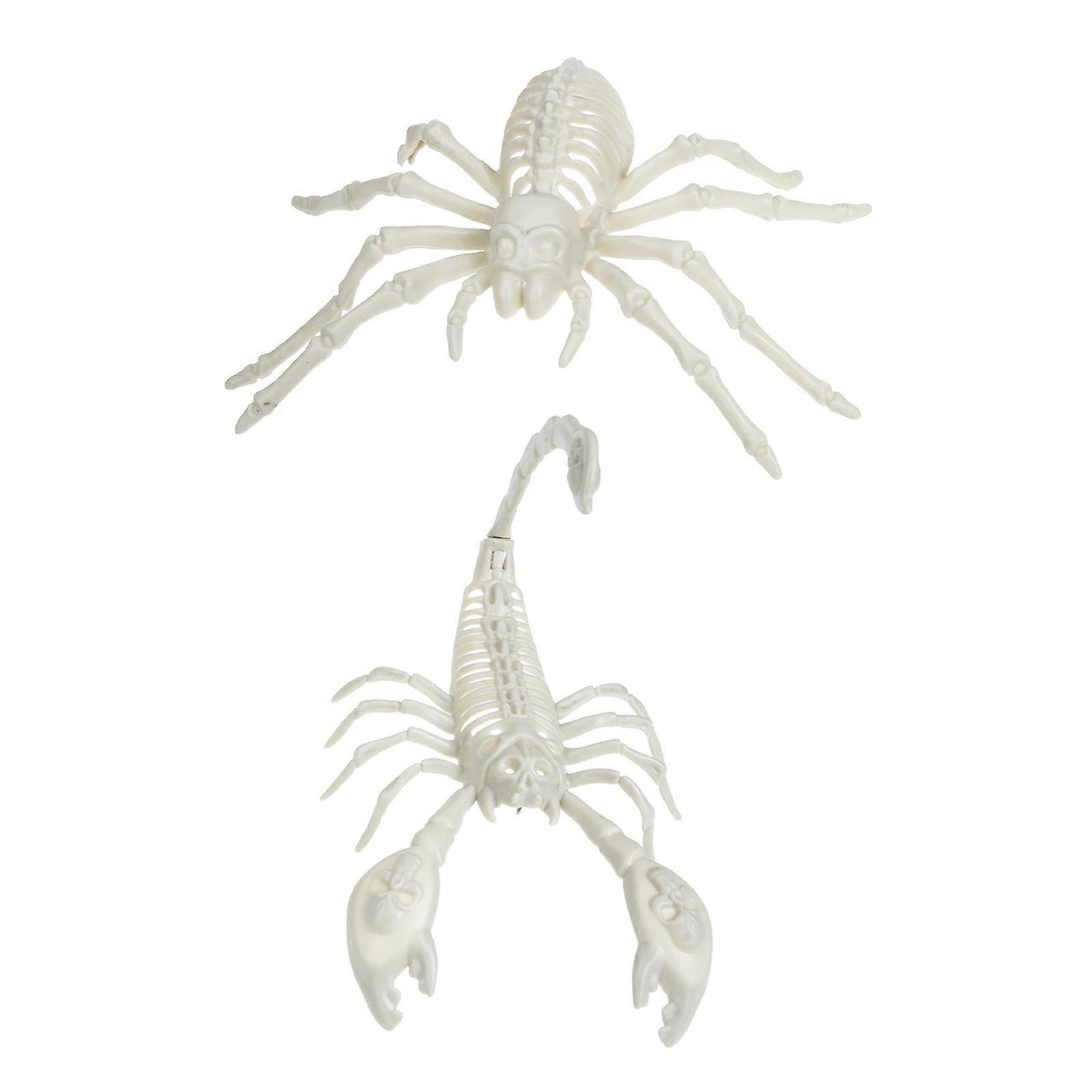 2Set Halloween Spider Decorations And Scorpion Models For Stage Shows And