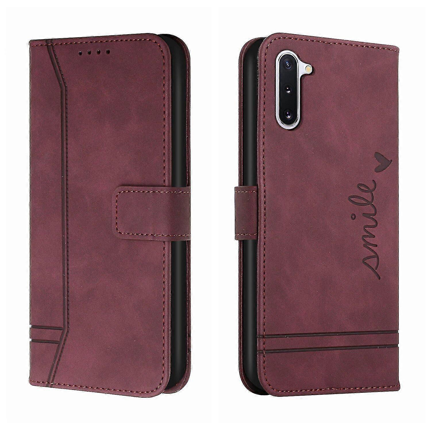 Leather Magnetic Closure Case with Flip Wallet Stand Function Cover for