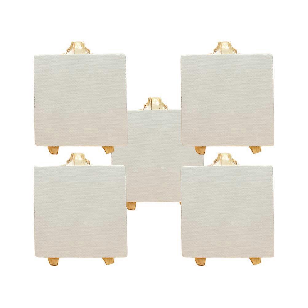 5Pcs Mini Wooden Easels Decorative Stands For Art Displays Household Decoration Material Portable Triangular Shape