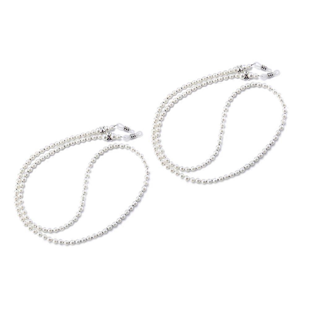 Eyeglass Straps Beaded Eyeglass Chains Prevent Falling Eyeglasses Climbing 2Set